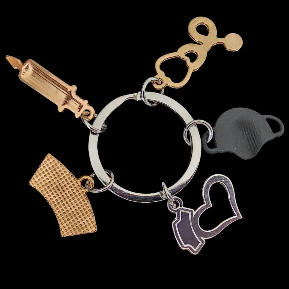 Nurse Keychain Bag Backpack Charm Practitioner Student Graduation Thank You Gift